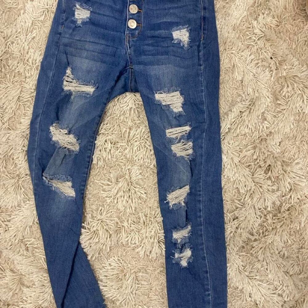 Rue-21 Women's Blue and Navy Jeans